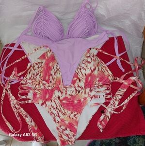 🏖ORANGE MALI AND PILYQ 2 bikini bathing suits